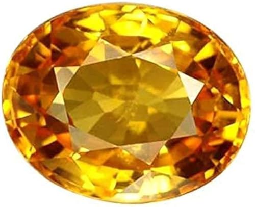 Saphir jaune Pukhraj 5,25 Ratti une pierre precieuse rare pour joaillerie