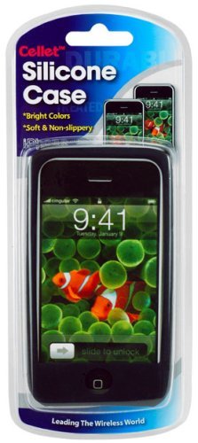 Cellet Apple iPhone 3G Black Jelly Case