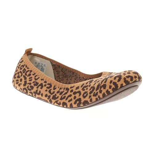 PUMA PUMA Womens Iliana Leopard Ballerina Flats Casual - Brown - Size 9 M