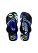 Havaianas Kids Max Heroes Sandal Flip Flops (Toddler/Little Kid), Black/Blue Stars, 25-26 BR(10 M US Toddler)