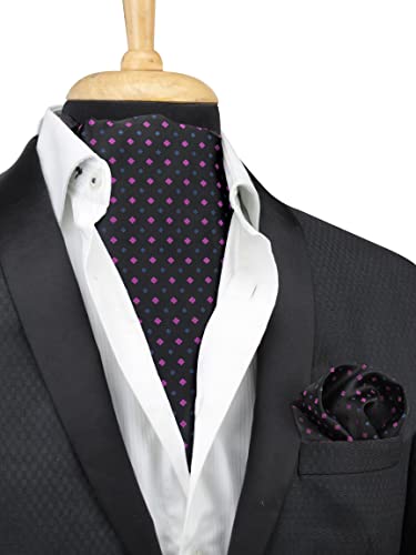 Image of Peluche Stunning Alley Black Cravat for Men