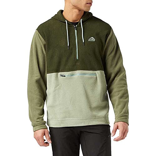 Hurley Herren M Sumit Windchill 1/4 Zip Sweatshirt, Mammutbaum, M EU