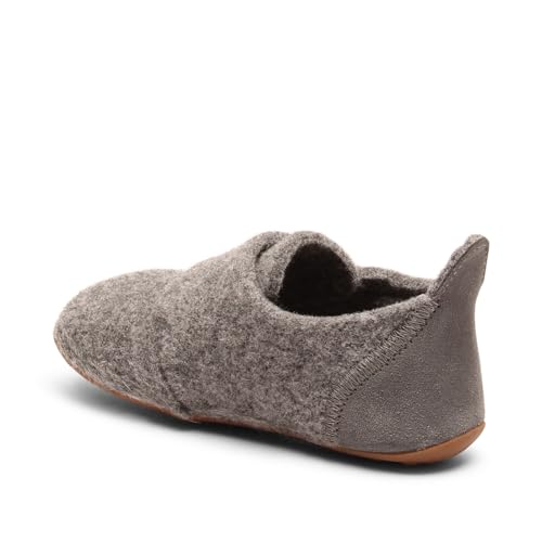 Bisgaard Unisex Kinder Casual Wool Slipper, Grau, 25 EU