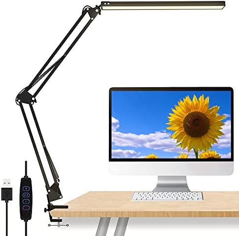 s Led Desk Lamp Architect Task Lamp Metal Swing Arm Dimmable