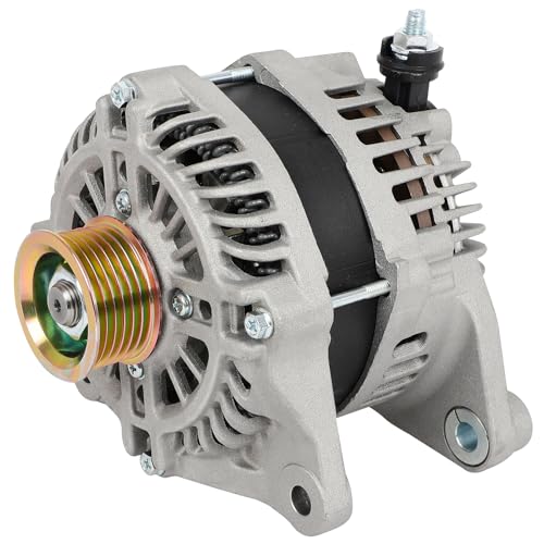 Image of SCITOO Alternator Fit for Mazda CX-5 CX5 2013-2019 /2022-2023, 3 2014-18, 6 2014-2021, CX-3 2016-21, MX-5 Miata & for Toyota for Yaris, for Yaris iA & for Scion iA 12V 100Amp CW 6 Groove 20288