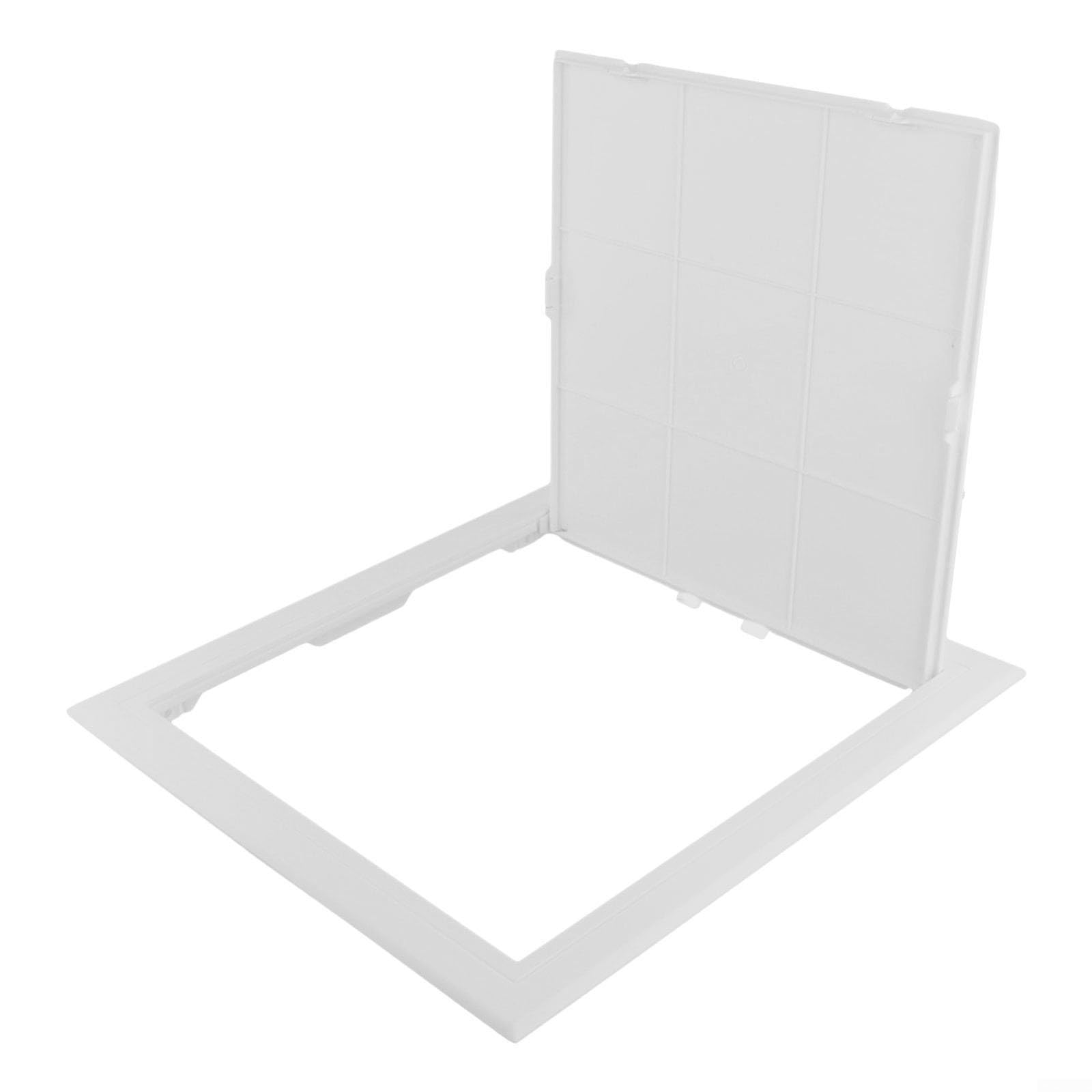 Pannello di accesso verniciabile, pannelli in plastica ABS per portello di ispezione, copertura della scatola dei fusibili, per pareti e soffitto, nasconde fili, metri, tubi (300 x 300 mm)