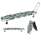 PREMIUM-MATERIAL: Das Rahmenteil besteht hauptsächlich aus einer hochfesten Aluminiumlegierung, die sich durch geringes Gewicht, geringe Größe, bequemen Transport und sichere Verwendung auszeichnet. Die Oberfläche der Trage besteht aus hochwertigem Oxford-Stoff, der wasserdicht und leicht zu reinigen ist.