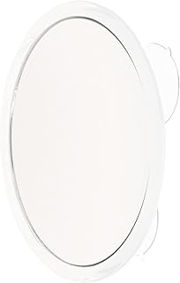 Elegante espejo de aumento con ventosa 4X par...