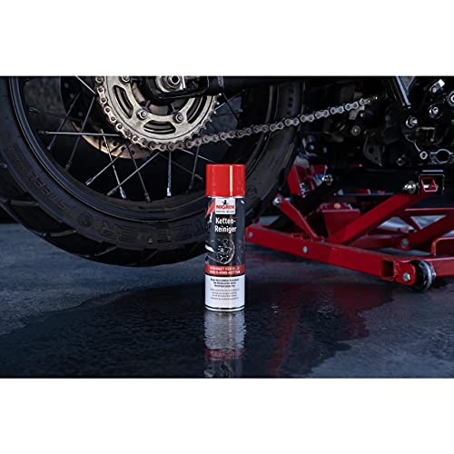 NIGRIN MOTO-BIKE Ketten-Reiniger für Motorrad, geeignet für O-, Z- und X-Ring-Ketten, 500 ml, Grün (Packung mit 2)