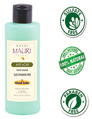 khadi mauri anti acne face wash