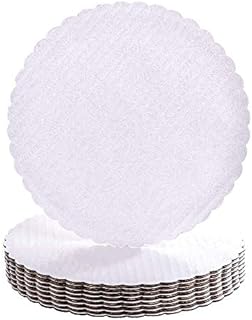 6" White Scalloped Edge Cake Boards, 12 ct.