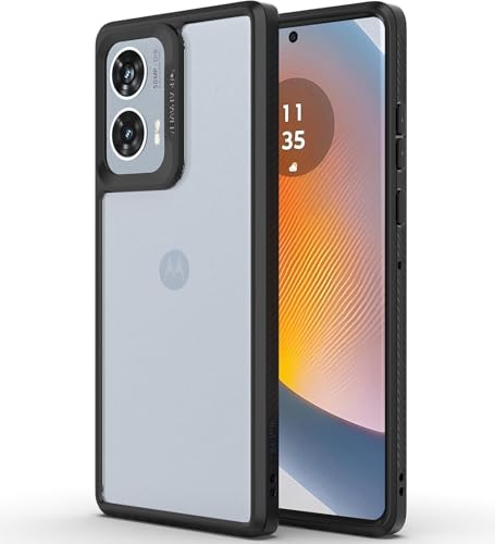 Image of KAPAVER GPS Edition Back Cover Case Compatible for Motorola Edge 50 Fusion /Motorola G85 5G / Motorola G96 5G (PC + TPU) (Black)