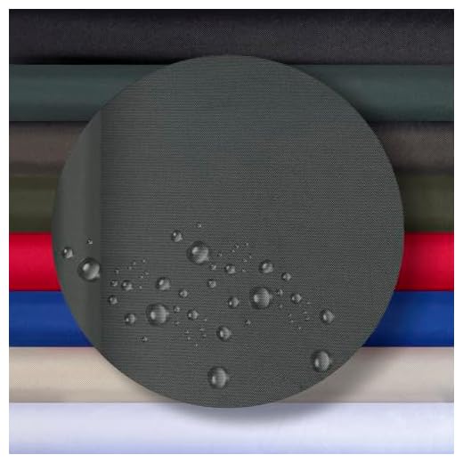 Tessuto impermeabile al metro 2x1,60 m – Tessuto da esterno resistente all’acqua – Stoffa impermeabile per esterno per cuscini, divani e sedie da giardino. (Grigio)