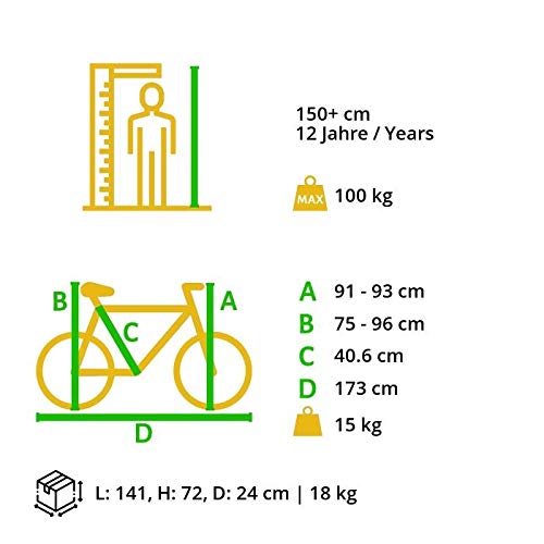 BIKESTAR Hardtail Aluminium Mountainbike Shimano 21 Gang Schaltung, Scheibenbremse 26, 27.5, 29 Zoll Reifen | 16, 17, 18 Zoll Rahmen Alu MTB | RISIKOFREI TESTEN – Bild 3
