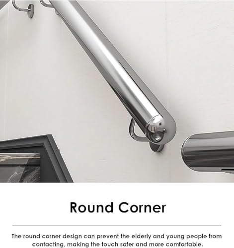 Rambarde d'escalier 200 kg support de sécurité en inox robuste