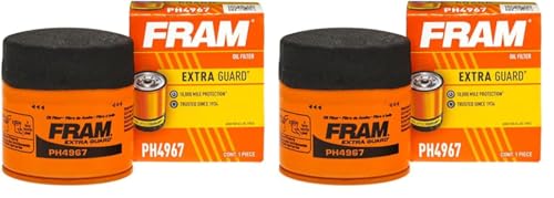 FRAM Extra Guard PH4967, 10K Mile Change Interval Spin-On Oil ...