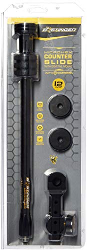 Bee Stinger B-Stinger Microhex Counter Slide Stabilizer Dovetail Matte 12", Black #TOP1