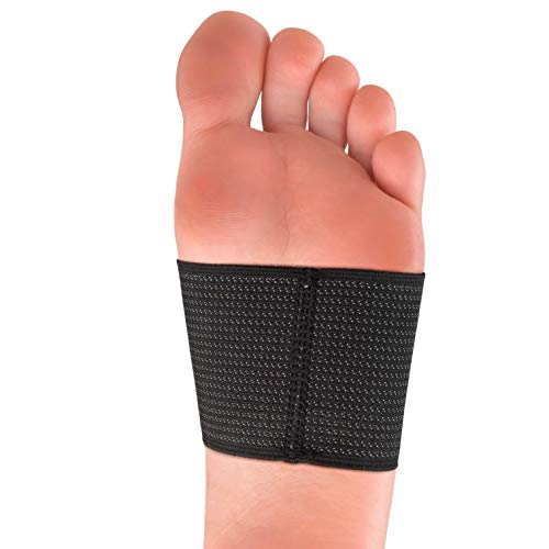 Compression Arch Support Braces for Men Women - Elastic Reusable Plantar Fasciitis Ankle Arch Sleeves Socks for Flat Foot Heel Spurs High/Low/Fallen Arches Heel Pain Relief - 2 Pairs - Thumbnail 5