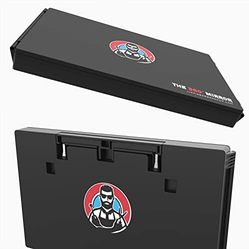 The 360 Mirror - Adjustable Telescoping Hooks - Self Haircut Mirror For Men - 3 Way Mirror For Hair Cutting - Mirror For Self Haircutting - Cut Your Own Hair Mirror - Self Cut Mirror #TOP4