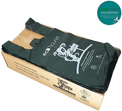 Ecohound 1000 Oceanex Large Vest Type Dog Poo Bags Unscented Poop Bags