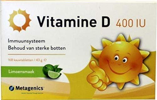 Metagenics Vitamine D3 400Iu, 168 Stuk, 168 Tablet Metagenics Vitamine D3 400Iu, 168 Stuk, 168 Tablet