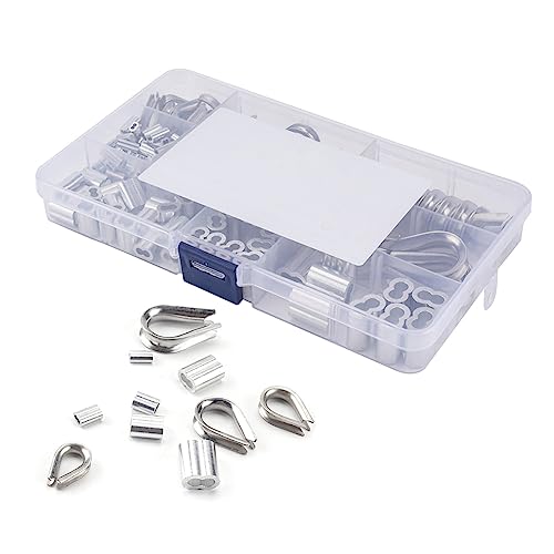 Cnfang4 Auto Crimping Loop Sleeve Assortment for 1/16