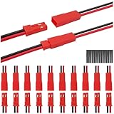 HOHE QUALITÄT:UL1007 20AWG verzinnter Kupferdraht, Plastikkopf an jedem Ende, adoptiert Umweltschutzmaterialien, Kälte- und Hochtemperaturbeständigkeit, leitfähig, langlebig.