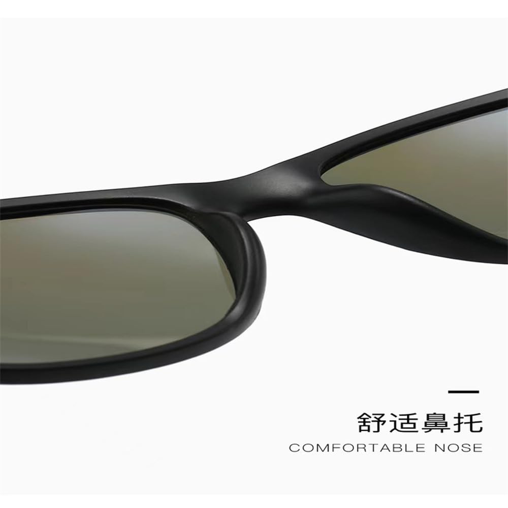 Gafas de sol cuadradas unisex para conducir y pescar, para hombre y mujer, gafas de sol de moda antirreflejos.