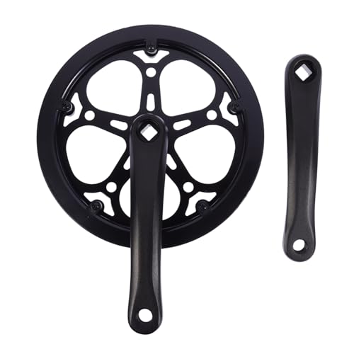 Pédalier de vélo 1 plateau 52T VICASKY noir avec manivelle de 170 mm