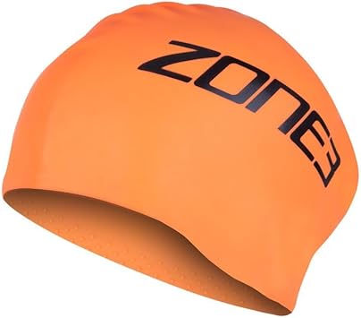 ZONE3 Large Silicone Swim Cap - Designed For Long Hair, Anti-tear, Comfortable, 48g