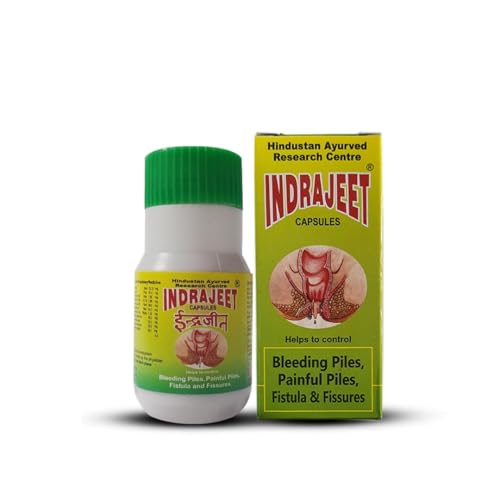 Indrajeet Capsules For Bleeding Piles, Fissures, Fistula, Bavasir, Swelling | Fast Relief in Bleeding, Pain, Sujan and Khuni Bavasir | Relief from Constipation (30 capsules) (B0CHSJWS41) Amazon Price History, Amazon Price Tracker