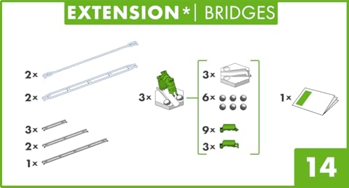 GraviTrax Set d'extension : Ponts et Rails Ravensburger Jeux France - vue 4