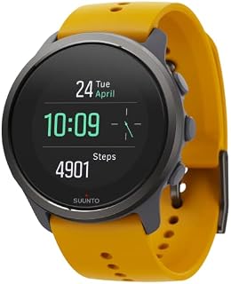 Suunto 5 Peak Lekki i kompaktowy zegarek GPS z baterią o żywotności 100 godzin i nadgarstkowym pomiarem tętna, czarny