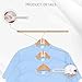 HAKDAY 60PCS Clear Clothes Hanger Connector Hooks, Heavy Duty Space Saving Hooks Hanger Connectors for Velvet Hangers Wooden Hangers Closet Organizer