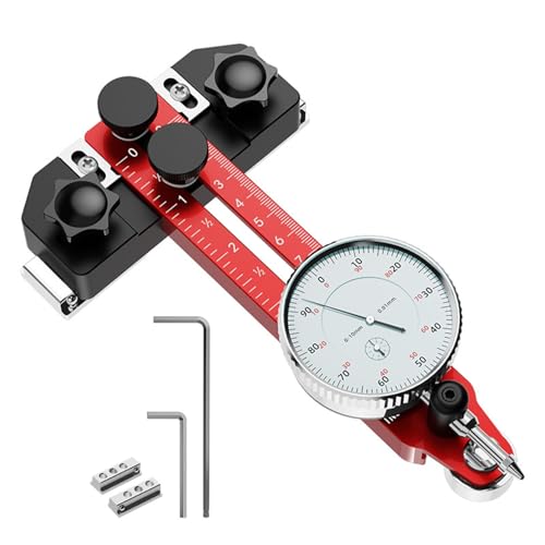 BOBOVAV Digital Messuhr für 19mm Tischsäge, 0,01 mm Messwerkzeug mit LCD-Display Metrisch/Zoll, 18cm langer Alu-Schienen, Einstellung von Sägeblatt und Parallelanschlag zum Ausrichten & Kalibrieren BOBOVAV Digital Messuhr für 19mm Tischsäge, 0,01 mm Messwerkzeug mit LCD-Display Metrisch/Zoll, 18cm langer Alu-Schienen, Einstellung von Sägeblatt und Parallelanschlag zum Ausrichten & Kalibrieren