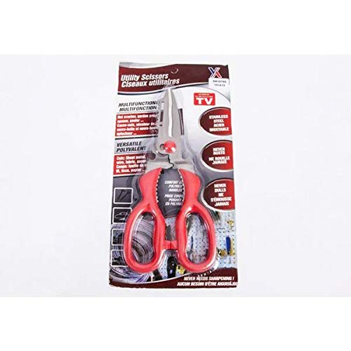 Tesoura Multiuso Vermelha Sh10780 Yy