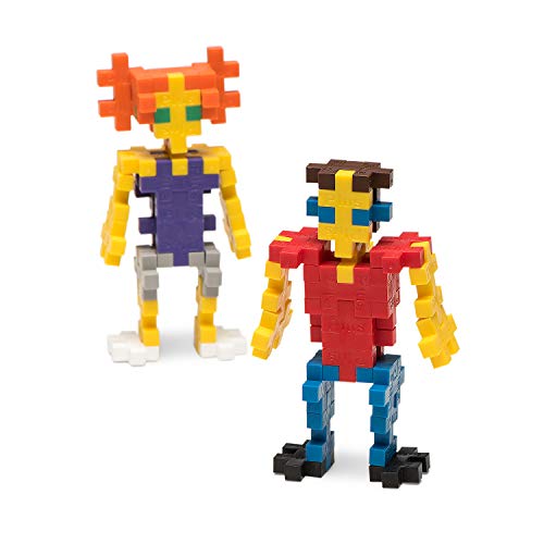 Plus Plus - Open Play Set - 1200 Piece - Basic Color Mix, Construction Building Stem Toy, Interlocking Mini Puzzle Blocks For Kids #TOP6