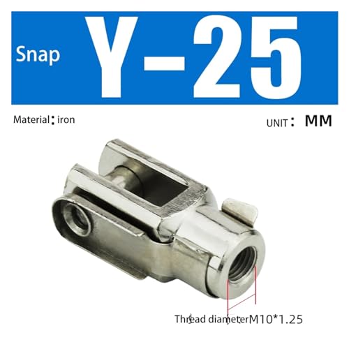 Hebilla de conector en forma de Y para montaje seguro de cilindros estándar Y-25 3