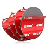 Adhesive Sticky Pads for Car Phone Mount, 4pcs Heavy Duty Mounting Tape for Vehicle Phone Holder, Heat Rresistant Double-Sided Mounting Sticker for Car Windshield Dashboard CellPhone Mount GPS EZ Pass