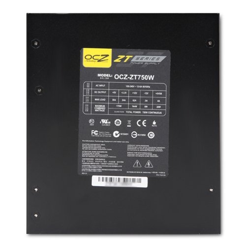 OCZ ZT 750 W 80+ Bronze Certified Fully Modular ATX Power Supply