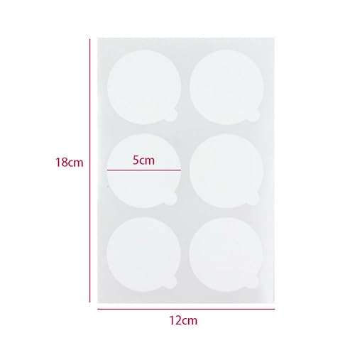 Miniatura 3 de AKOAK 108 piezas de 2.0 in desechables extensión de pestañas pegamento pegamento adhesivo palet pegatinas almohadillas
