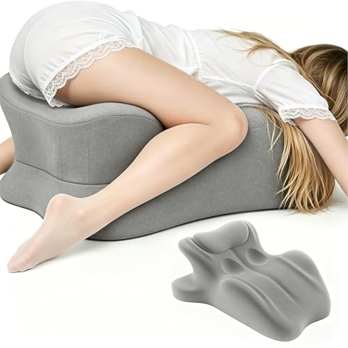Couples Pillow Sweet Spot Pillow 27Angle Perfect Position Wedge PillowErgonomic Memory Foam Wedge Pillow Multi-Functional Comfort Back and Prone Support Cushion for Bedroom Home (Gray)