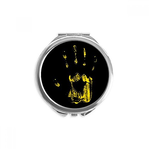Miroir de maquillage Halloween de poche compact pour corriger les bavures de maquillage