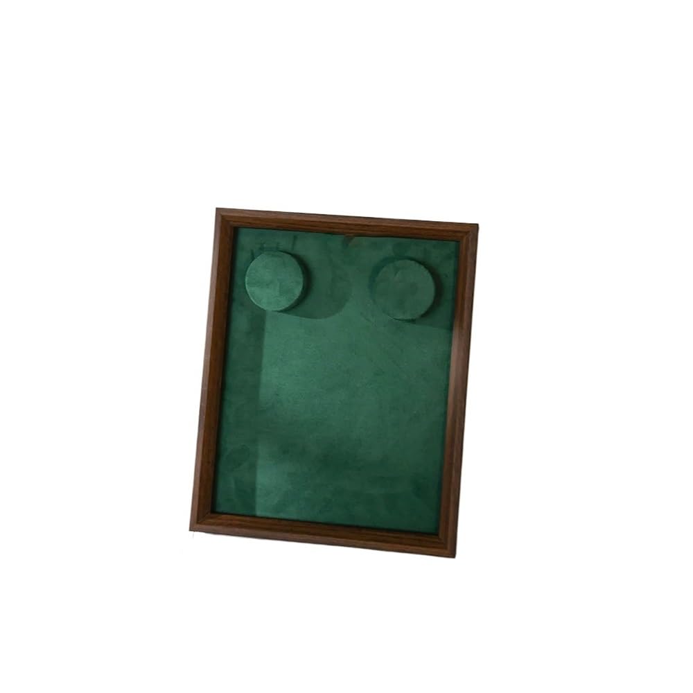 Kx9Lb8d jewellery storage Velvet Jewelry Display Stand Wooden Framed Holder