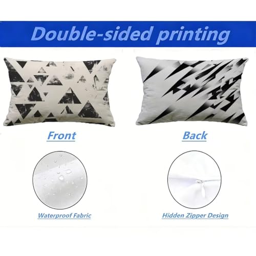 Coussin extérieur imperméable 60x90 résistant aux UV lot de 2 - 3