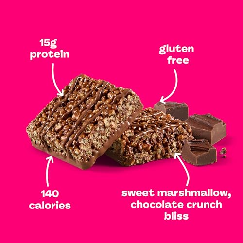 Think! High Protein Crispy Squares Chocolate Crunch Treat (10 Pack)