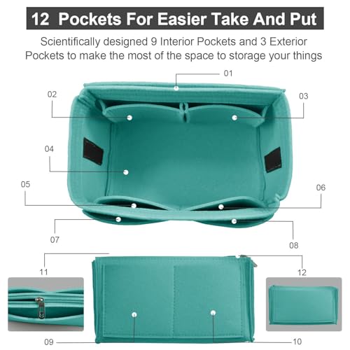 Image of Purse Organizer Insert, Handbag & Tote Organizer, Bag in Bag, Perfect for Speedy Neverfull and More