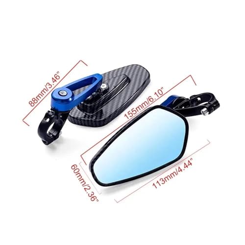 Espejo retrovisor de manillar Silver2 para moto Rebel CMX 1100 4