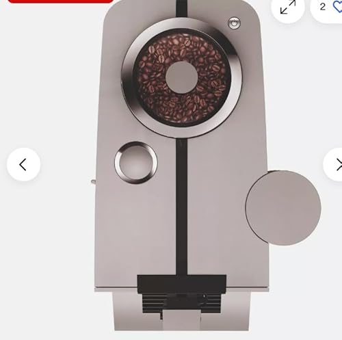 Jura 74047 Platinum Silver Knob Coffee Bean Lid For ENA 8 in White