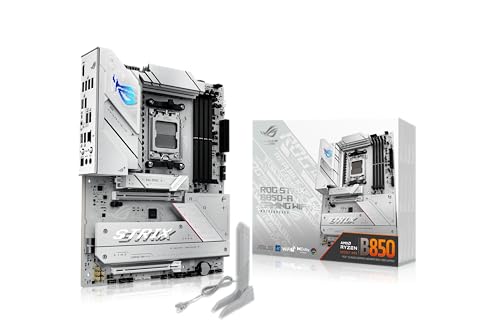 ASUS ROG Strix B850-A Gaming WiFi R2 AMD AM5 B850 ATX Motherboard with 14+2+1 Power Stages, DDR5 Support with AEMP, WiFi 7, 4X M.2, PCIe 5.0 x16, USB 20Gbps Type-C, ASUS AI Advisor, AI Networking II